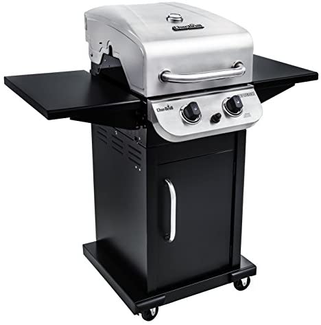 Char-Broil 463673519 Performance Series 2-Burner Cabinet Liquid Propane Gas Grill, Stainless Steel