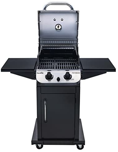 41DDp5aKAWL. AC  - Char-Broil 463673519 Performance Series 2-Burner Cabinet Liquid Propane Gas Grill, Stainless Steel