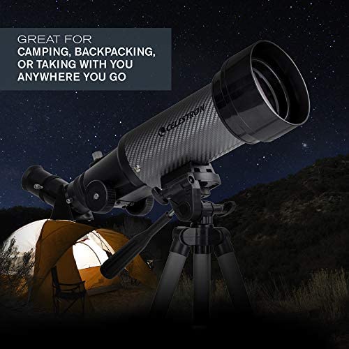 51 omMcds8L. AC  - Celestron - 70mm Travel Scope DX - Portable Refractor Telescope - Fully-Coated Glass Optics - Ideal Telescope for Beginners - BONUS Astronomy Software Package - Digiscoping Smartphone Adapter
