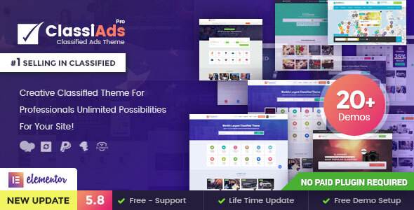 Classiads – Classified Ads WordPress Theme