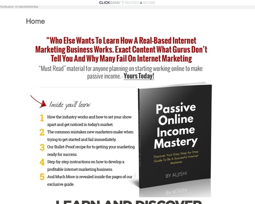 aljishi x400 thumb - Passive Online Income Mastery - The Best Online Making Money Systems