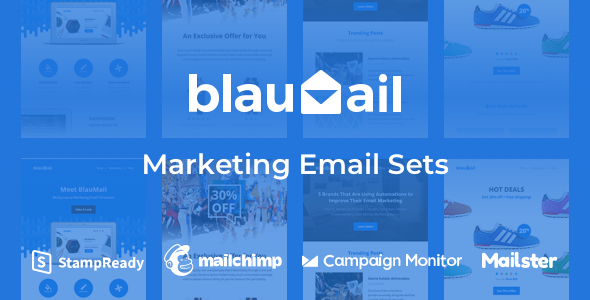 Blaumail – Marketing Email Sets + Notification Pack