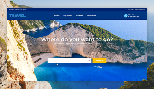 byt travel tours - Book Your Travel - Online Booking WordPress Theme