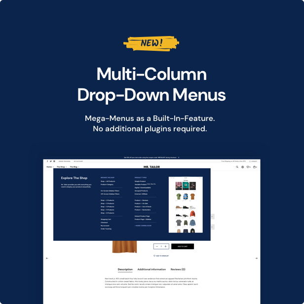Mr. Tailor - eCommerce WordPress Theme for WooCommerce - 15