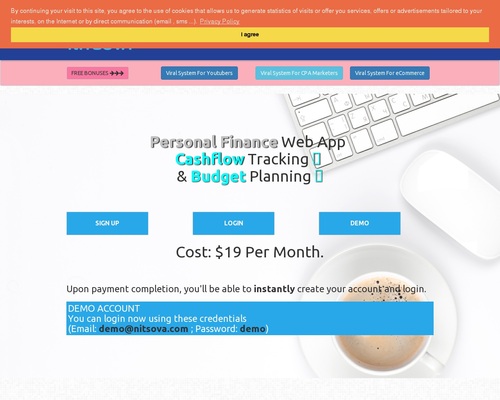 uptocloud x400 thumb - Nitsova Cashflow Management &amp; Budgeting Web App