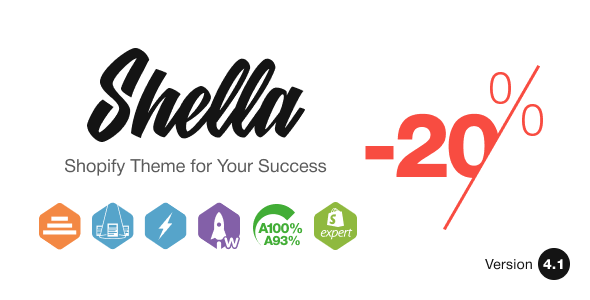 Shella – Multipurpose Shopify theme, fastest with the banner builder