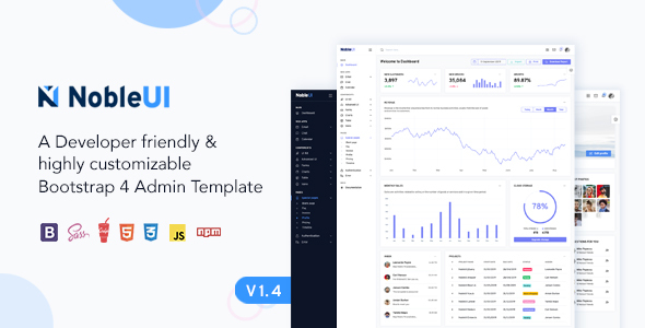 01 theme preview .  large preview - NobleUI - Admin & Dashboard Template