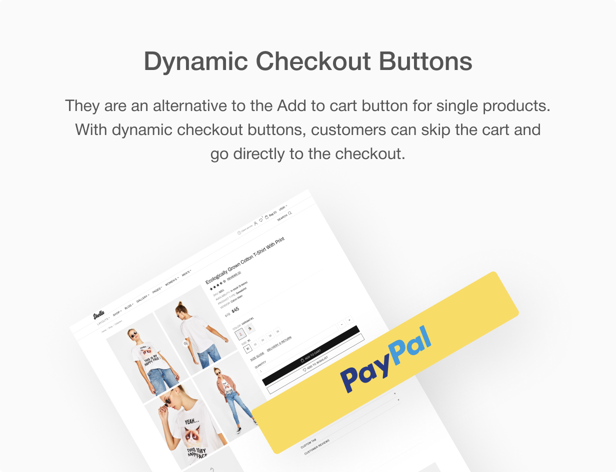 07 dynamic checkout buttons - Shella - Multipurpose Shopify theme, fastest with the banner builder
