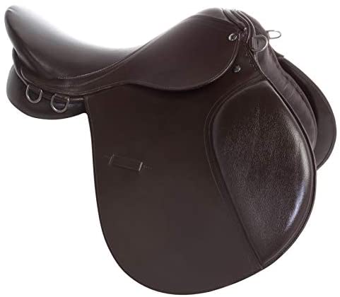 41biz5pKUUL. AC  - Acerugs Premium Eventing Brown Leather Show Jumping English Horse Saddle TACK Set