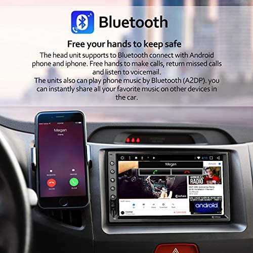 51Kj3T8IIOL. AC  - Double Din Android Car Stereo - Corehan Android 10 with 7 inch Touch Screen in Dash Car Stereo Video Multimedia Player with Bluetooth WiFi GPS Radio Navigation System