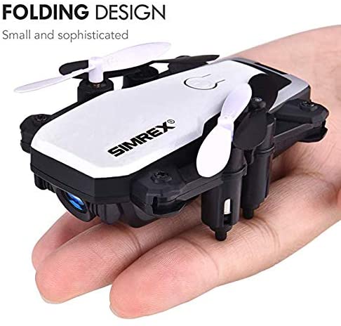 51a dFhWFuL. AC  - SIMREX X300C Mini Drone RC Quadcopter Foldable Altitude Hold Headless RTF 360 Degree FPV Video WiFi 720P HD Camera 6-Axis Gyro 4CH 2.4Ghz Remote Control Super Easy Fly for Training(White)