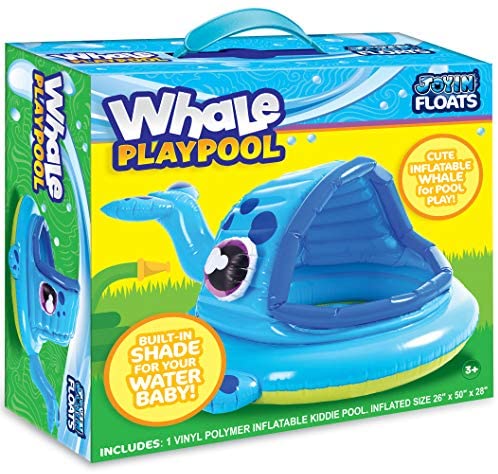 51e8NrxTSJL. AC  - JOYIN Whale Baby Shade Beach Tent Kiddie Pool Play Tent (54" x 56" x 28") for Summer Blow Up Pool, Swim Party Toys, Infants and Young Fun Beach Lounge Pit.