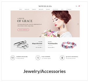 Jewelry store WooCommerce Theme