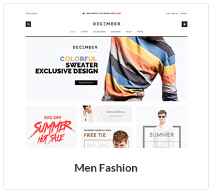 Men Fashion WooCommerce Theme