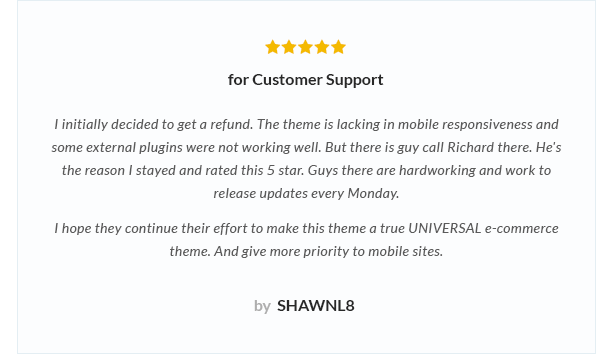 Customer Review 01