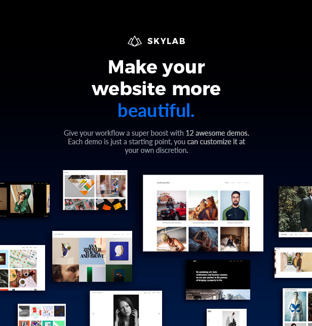 skylab promo 01 - Skylab - Responsive Creative Portfolio WordPress Theme