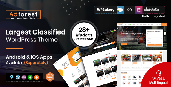 AdForest – Classified Ads WordPress Theme