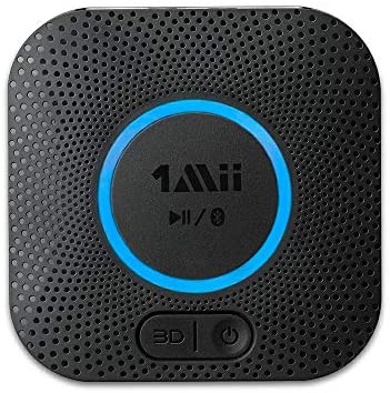 [Upgraded] 1Mii B06 Plus Bluetooth Receiver, HIFI Wireless Audio Adapter, Bluetooth 5.0 Receiver with 3D Surround aptX Low Latency for Home Music Streaming Stereo System