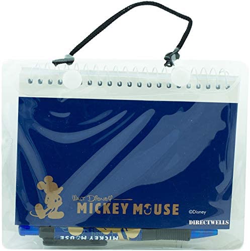 41D07OzRQ5L. AC  - Disney Mickey Mouse Gold Blue Autograph Book with Retractable Pen
