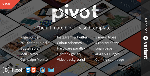 Pivot | Multi-Purpose HTML with Page Builder