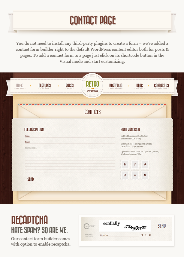 Retro WordPress Theme