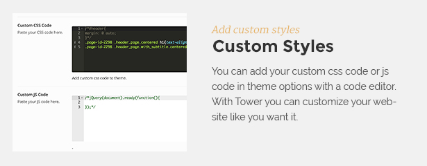 customstyle - Tower | Business WordPress