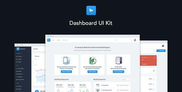 dashboard themeforest cover.  large preview.  large preview - Dashboard UI Kit | Admin Dashboard Template & Web Application Framework