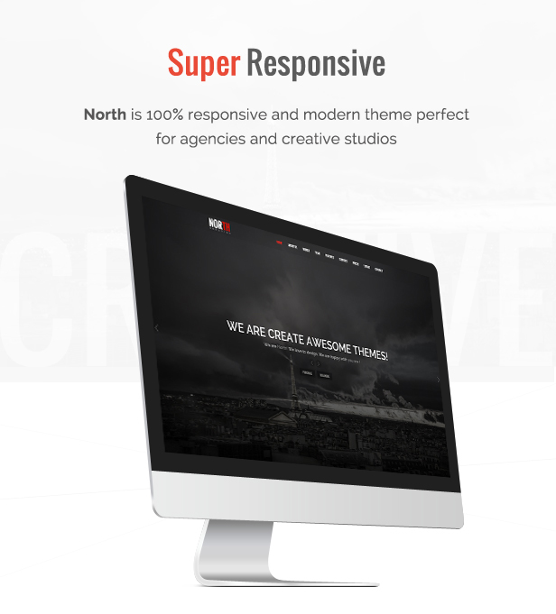 North - One Page Parallax WordPress Theme - 3