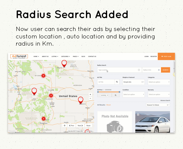 radiusSearch - AdForest - Classified Ads WordPress Theme