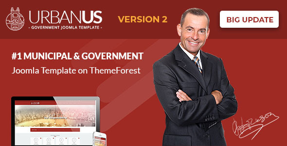 Urbanus – Responsive Government Joomla Template