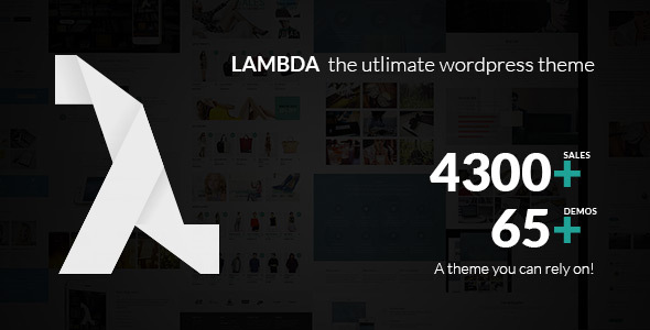 0 promo.  large preview - Lambda - Multi Purpose Responsive Bootstrap Theme