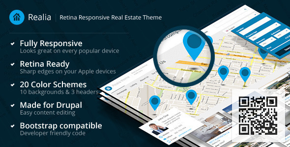 Realia – Responsive Real Estate Drupal Theme