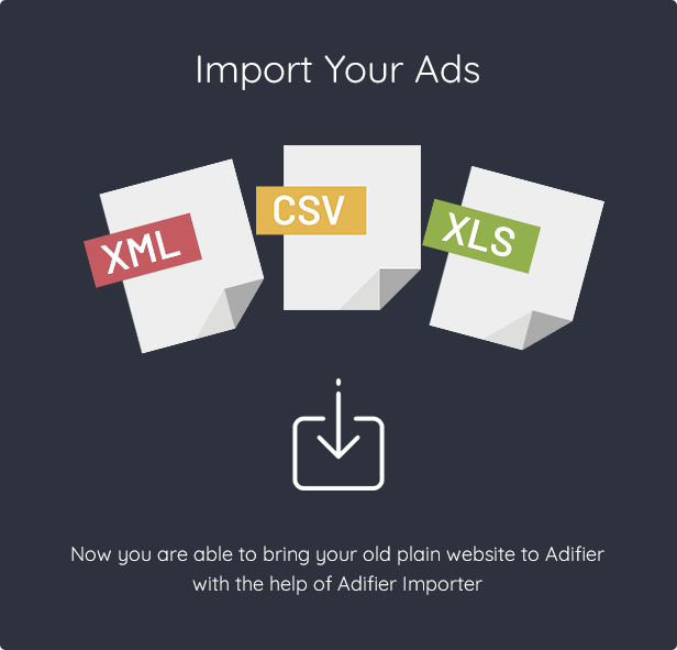 13 import - Adifier - Classified Ads WordPress Theme