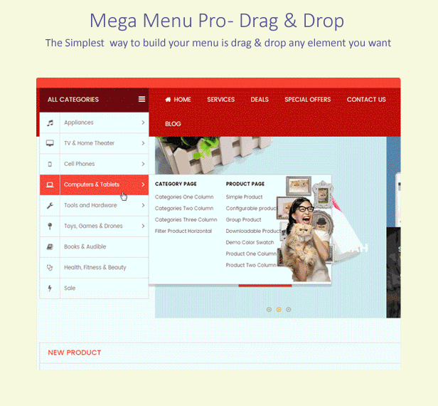2 menu - Fastest - Multipurpose Responsive Magento 2 and 1 Fashion Theme