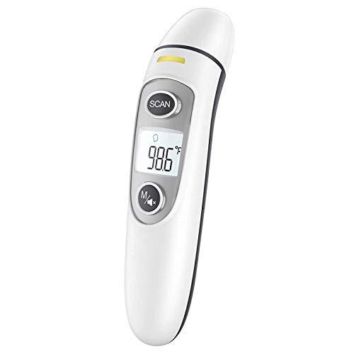 314b2WaI7UL - Infrared Thermometer for Adults,Forehead and Ear Thermometer for Fever, Babies, Children, Adults, Indoor and Outdoor Use