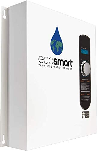 31sIUnrtTPL. AC  - EcoSmart ECO 27 Electric Tankless Water Heater, 27 KW at 240 Volts, 112.5 Amps with Patented Self Modulating Technology,White