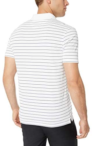 41t0udOJseL. AC  - Amazon Essentials Men's Slim-fit Quick-Dry Stripe Golf Polo Shirt