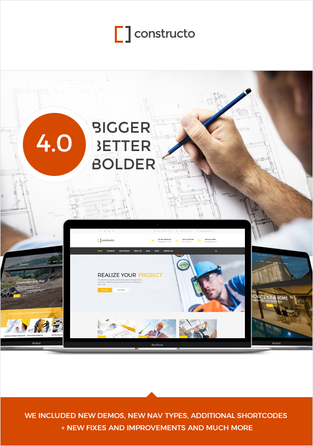 Constructo - Construction WordPress Theme - 1