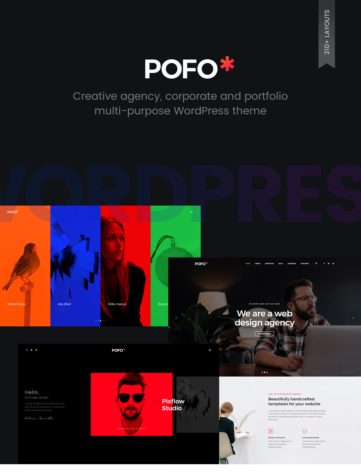 pofo wordpress multi purpose theme - Pofo - Creative Portfolio and Blog WordPress Theme