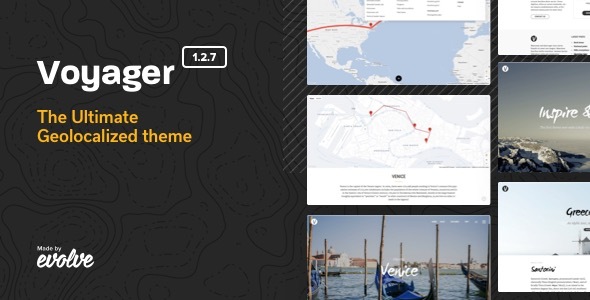 Voyager – The Geolocalized Multipurpose WP theme