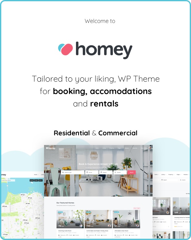 Homey - Booking and Rentals WordPress Theme - 4