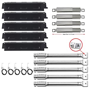 21eb6cbf 7c32 4a57 a043 3c6f4c3e9274. CR0,0,1500,1500 PT0 SX300   - Hisencn Grill Replacement Parts for Charbroil 6 Burner 463230515, 463230514, g431-0300-w2a, G433-0016-W1, Grill Burner, Heat Plate Tent Shield, Adjustable Crossover Tubes, Ignitor Repair kit