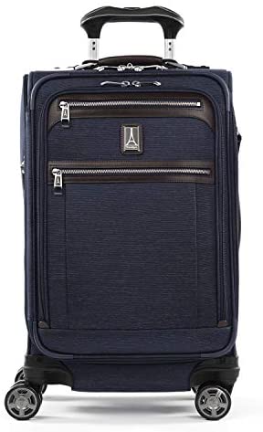 41Qr0KkcmwL. AC  - Travelpro Platinum Elite-Softside Expandable Spinner Wheel Luggage, True Navy, Carry-On 21-Inch