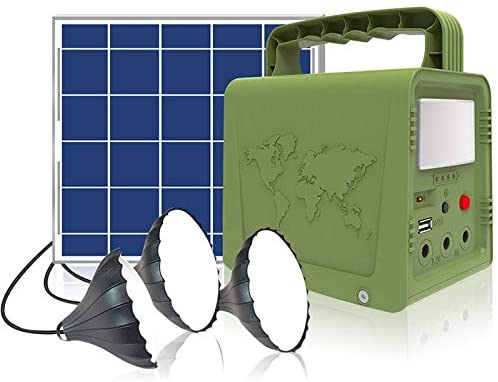 41w7B2AUTcL. AC  - WAWUI Portable Power Station, Solar Generator with Solar Panel & Flashlights for Home Emergency Backup Power, Camping Lights with Battery, USB DC Outlets, for Travelling Fishing Hunting (42Wh)