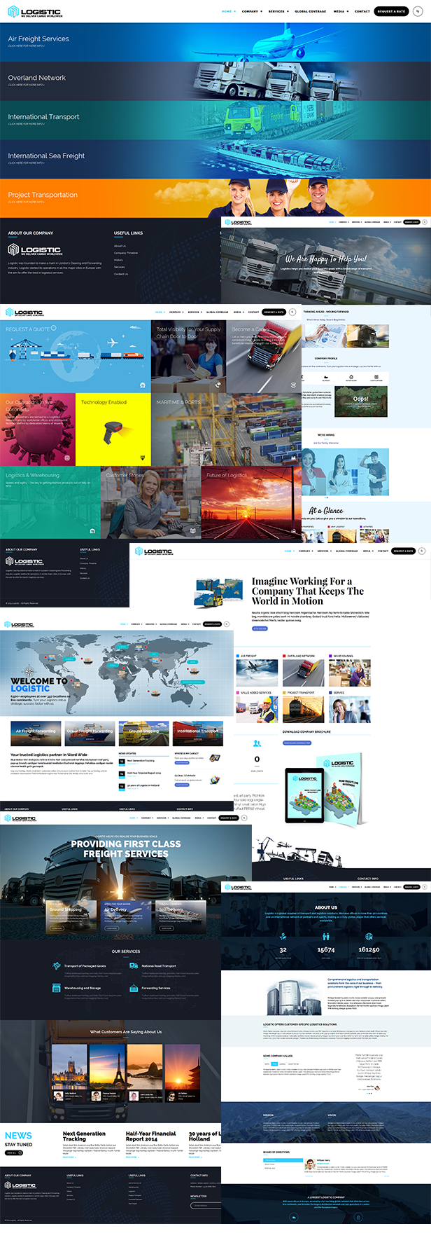 8 - Logistic - WP Theme For Transportation Business