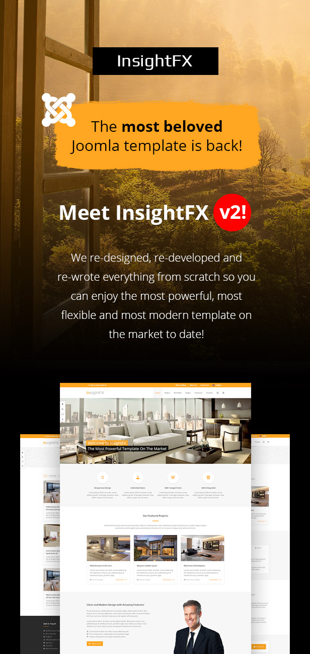 InsightFX - Multipurpose Joomla Template - 1