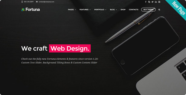 Fortuna - Responsive Multi-Purpose WordPress Theme - 9