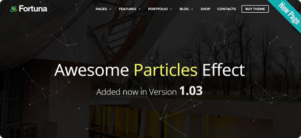 particles2 - Fortuna - Responsive Multi-Purpose WordPress Theme