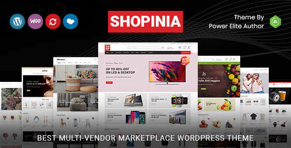 shopinia preview - Mega Shop - WooCommerce Responsive Theme