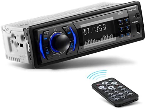 41YusF7PprL. AC  - BOSS Audio Systems 616UAB Multimedia Car Stereo - Single Din LCD Bluetooth Audio and Hands-Free Calling, Built-in Microphone, MP3/USB, Aux-in, AM/FM Radio Receiver